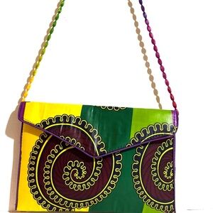 Handmade Ankara African print shoulder/ clutch bag